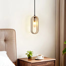 Axyaa Wabi Sabi Style Yellow Stone Pendant Light