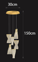 Axyaa Modern LED Pendant Chandeliers for Living Room Staircase Indoor Lighting