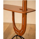 Axyaa Nordic Wood Floor Lamp with Giraffe Design - LED Standing Lamp for Living Room