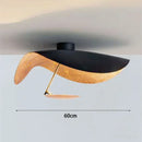 Axyaa Flying Shuttle Hat LED Ceiling Light: Nordic Minimalist Chandelier for Home and Hospitality