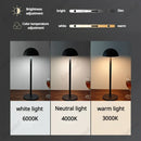 Axyaa LED Mushroom Desk Lamp Rechargeable Touch Switch Table Lamp
