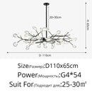Luxurious Firefly LED Chandelier by Axyaa - Modern Nordic Home Lighting