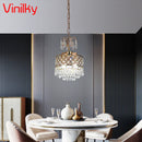 Crystal Nordic Pendant Light by Axyaa for Home Living Room Dining, Modern Ceiling Chandelier
