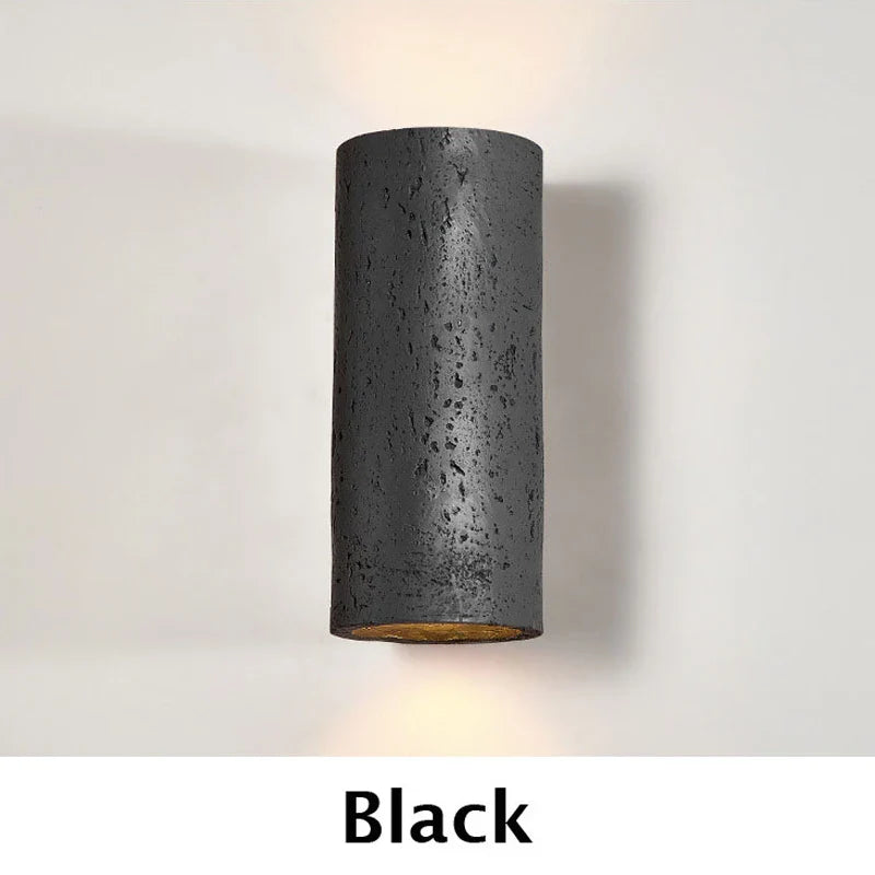 Axyaa Round Tube Wall Lamp 10W LED Retro Decor Sconce