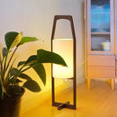 Axyaa Japanese Wooden Art Floor Lamp Retro Living Room Tea Room Hotel Lighting
