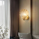 Axyaa Elegant Crystal Shell Wall Lamp for Bedroom & Living Room