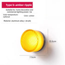 Axyaa Nordic Amber LED Jelly Wall Sconce - Smokey Grey Decor Lamp
