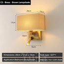 Axyaa Modern Adjustable Wall Sconce with LED Spotlight Rotation