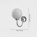 Cream Glass Ball Pendant Light by Axyaa: Modern French Style, Retro Design for Home Decor.