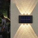 Axyaa Solar LED Courtyard Lights - Outdoor Waterproof Garden Wall Lamp