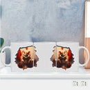 3D Deer Print Coffee Mug Collection by Axyaa - 11oz Creative Cup 4 Designs
