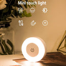 Axya Touch Night Light: Rechargeable LED Lamp with Dimmable Magnetic Base
