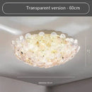 Axyaa Luxury French Glass Lotus Leaf Designer Light for Master Bedroom