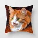 Axyaa Cute Cat Animal Pillowcase for Sofa Decoration in Living Room