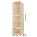 Axyaa Portable Wardrobe Hanging Storage Bag Closet Organizer