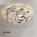 Circular Crystal Ceiling Light by Axyaa - Luxurious Living Room Decor