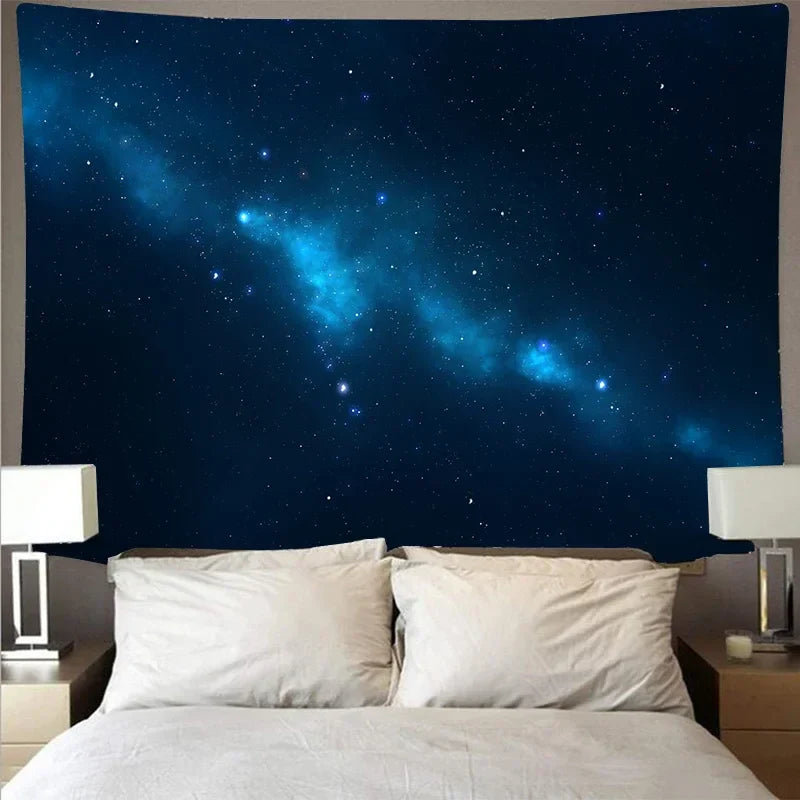 Axyaa Galaxy Star Large Tapestry Wall Cloth Psychedelic Hanging Beach Towel
