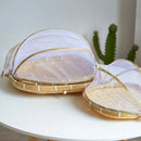 Bamboo Mesh Basket with Anti-Mosquito Net by Axyaa