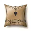 Axyaa Halloween Pumpkin Ghost Print Pillow Cover 45X45CM