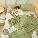 Axyaa Lamb Wool Throw Blanket Double Sided Queen Duvet Cover Bedspread
