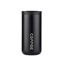 Axyaa Insulated Stainless Steel Coffee Mug with Lid for Travel and Cafe - 400ml