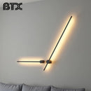 Axya Iron Nordic LED Wall Light for Home Bedside Lamp - Modern Living Room Background Lighting