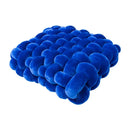 Axyaa Knotted Square Cushion: Nordic Aesthetic Stuffed Pillow for Office Chair Decor and Sleep