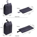 Axyaa Nylon Travel Shoe Bags Waterproof Zipper Storage Organizer for Men and Women