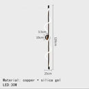 Axyaa Metal Silicone Strip LED Wall Lamp for Stylish Home Decor