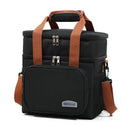Axyaa Double Layer Crosbody Lunch Bag for Insulated Picnics and Travel