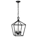 Axyaa Metal Frame Birdcage Pendant Lights Chandelier, LED Indoor Corridor Lamp