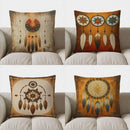 Bohemian Dreamcatcher Geometric Pillow Cover by Axyaa: Sofa, Bedroom, Car Decor