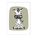 Axyaa Cute Animal Canvas Print Nursery Wall Art for Baby Kids Room