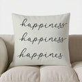 Stylish Love Typography Throw Pillow - Axyaa Home Pattern Cushion Cover