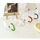 Axyaa 450ml Heat Resistant Glass Coffee Mug with Stirring Stick