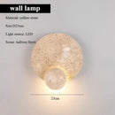 Axyaa Milk Oil Wind Bedhead Wall Light - Nordic Japanese Wabi Sabi Style