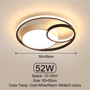 Axyaa LED Ceiling Light: Modern Dimmable Indoor Lighting for Living Room, Bedroom, Dining Room