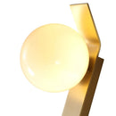 Axyaa White Glass Wall Lights Gold Metal G9 Bulb Luxury Indoor Bedroom Living Room