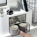 Axyaa Plastic Desk Drawer Organizer Pen Holder Stationery Pencil Storage Box Organize