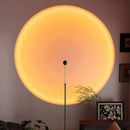 Axyaa Red Tall Cob Floor Lamp - Adjustable Height & Angle for Eye Protection