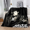 Axyaa Arctic Monkeys Rock Band Fashion Blanket - Soft Warm Flannel Throw for Bed Sofa & Picnic