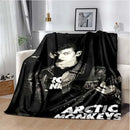 Axyaa Arctic Monkeys Rock Band Fashion Blanket - Soft Warm Flannel Throw for Bed Sofa & Picnic