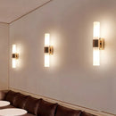 Axyaa Acrylic Cylinder Wall Lamp for Bedroom Living Room Study LED Lighting