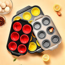 Axyaa Silicone Cake Mold: Foldable Baking Molds for Easy Release & DIY Cake Decorating
