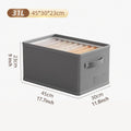 Axyaa Fabric Storage Box with Tag: Organize Home Clothing in Thickened Basket