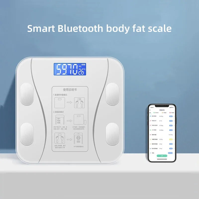 Axyaa Smart Body Fat Scale with Bluetooth Connectivity & Mobile App Integration