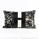Axyaa Horse Fur Waist Pillow: High-End Villa Soft Leather Seal, Light Luxury Model Room
