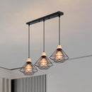 Axyaa Industrial Wood Ceiling Chandelier for Bedroom Cafe Bar Restaurant
