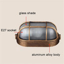 Axyaa Vintage Bulkhead Ceiling Light for Outdoor Commercial Lighting