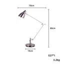 Axyaa Folding Long Arm Desk Lamp, Luxury Intelligent Eye Protection Reading Light